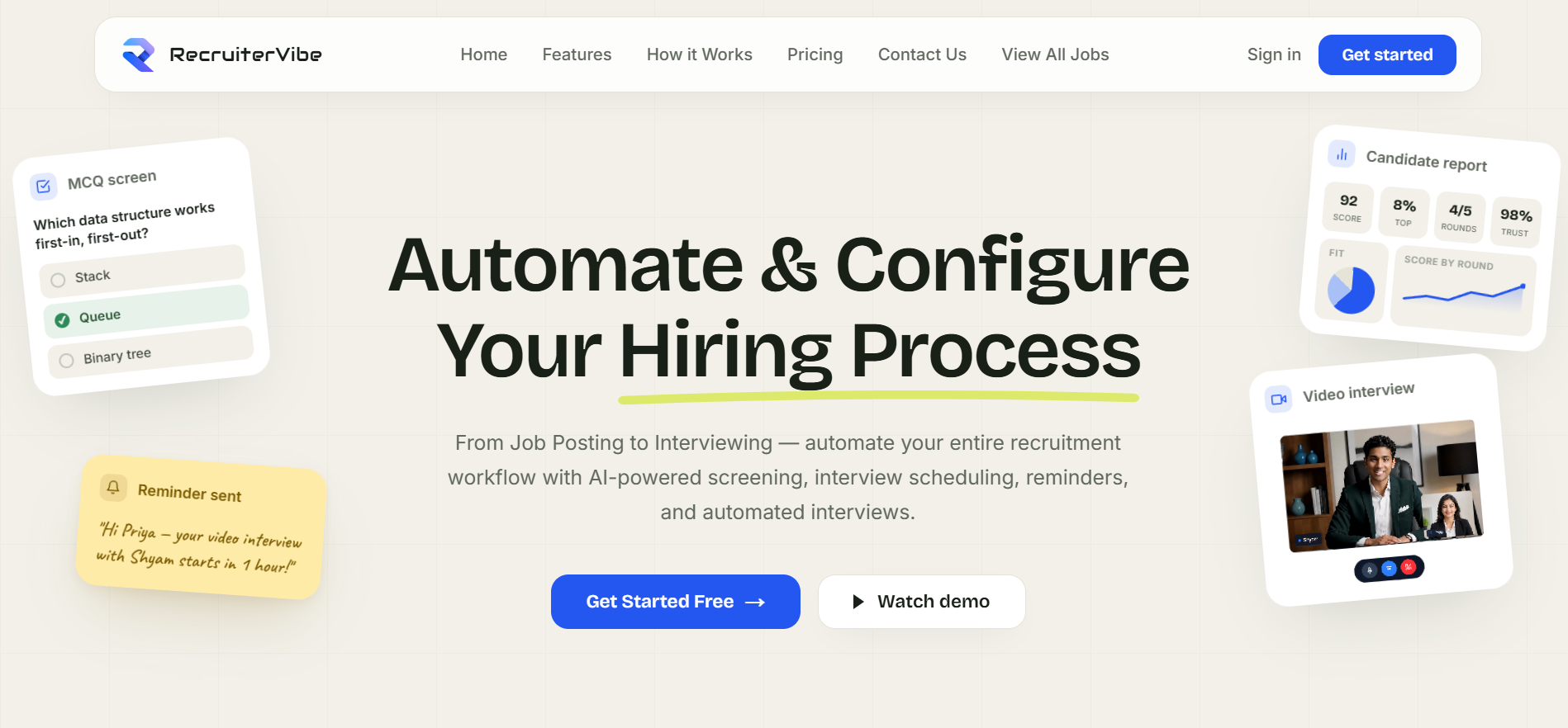 RecruiterVibe AI